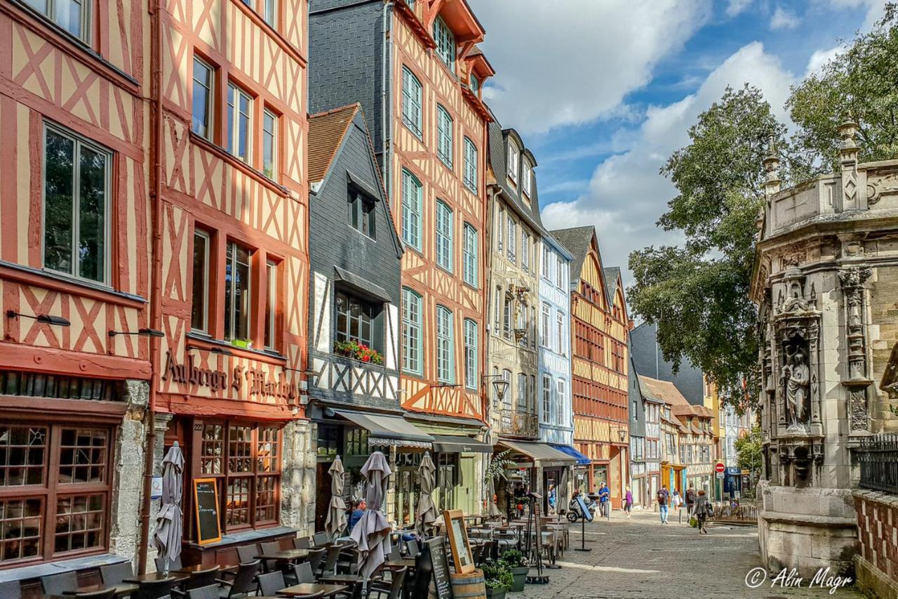 Ancien Hotel Particulier - Pl Du Vieux Marche 4 Pers ルーアン エクステリア 写真
